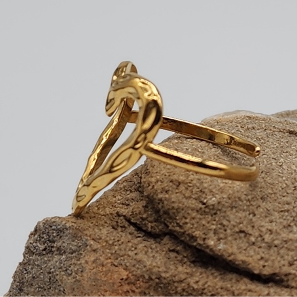 FP Jewelry 14k Gold Ring Heart Bohemian Style ONE SIZE / ADJUSTABLE - Picture 3 of 5